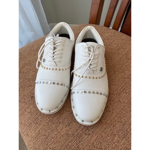 G/FORE Women's 6 Welt Stud Gallivanter Spikeless Golf Shoes - Picture 2 of 8